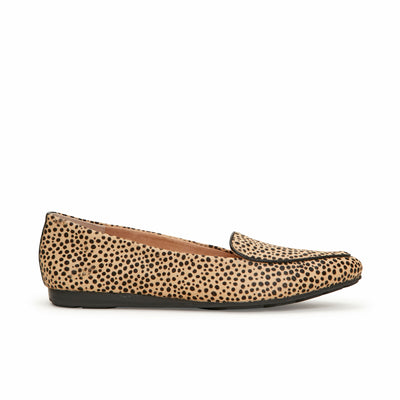 Anissa Cheetah Haircalf Loafers