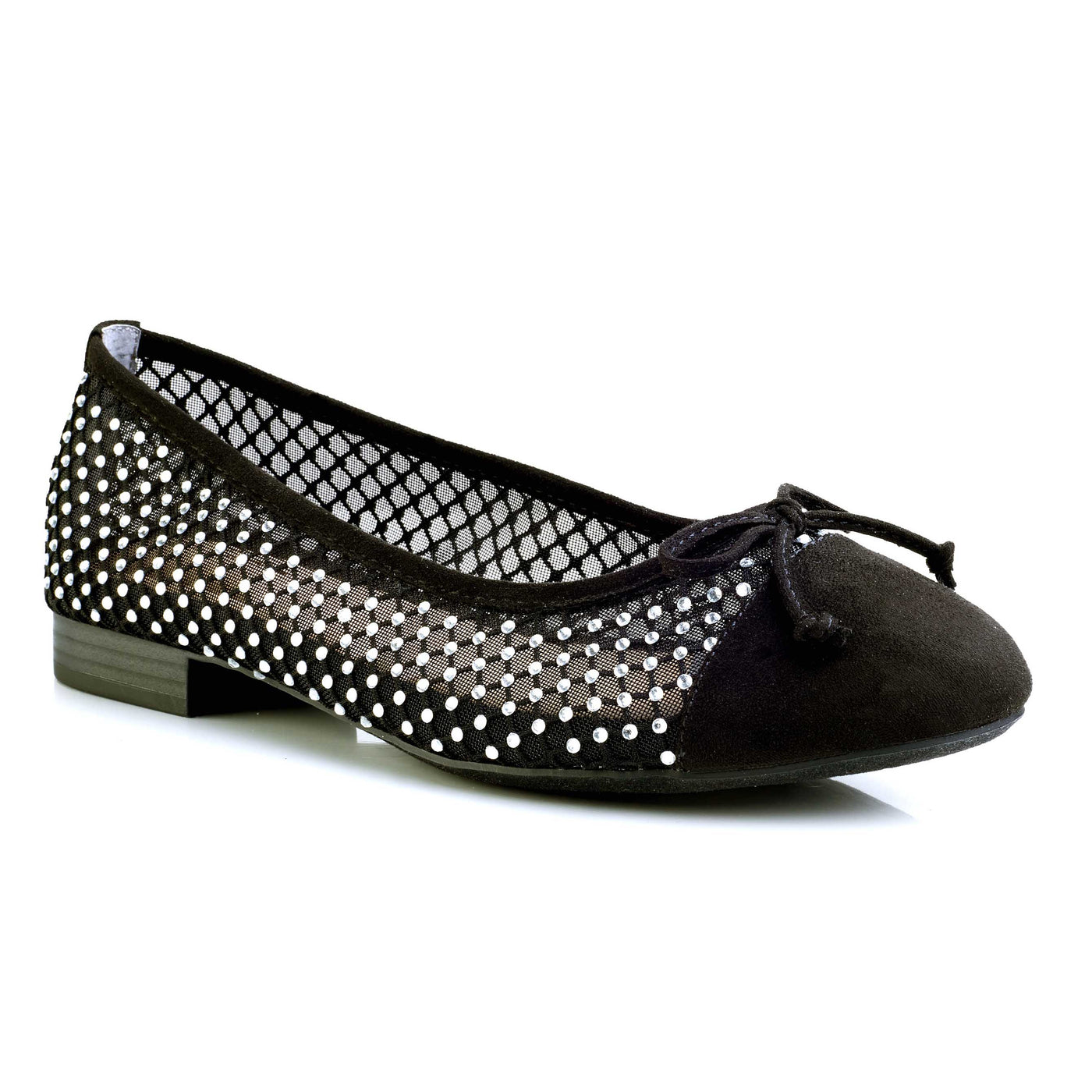 Zapatos planos con diamantes de imitación Belle