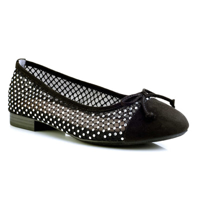 Zapatos planos con diamantes de imitación Belle