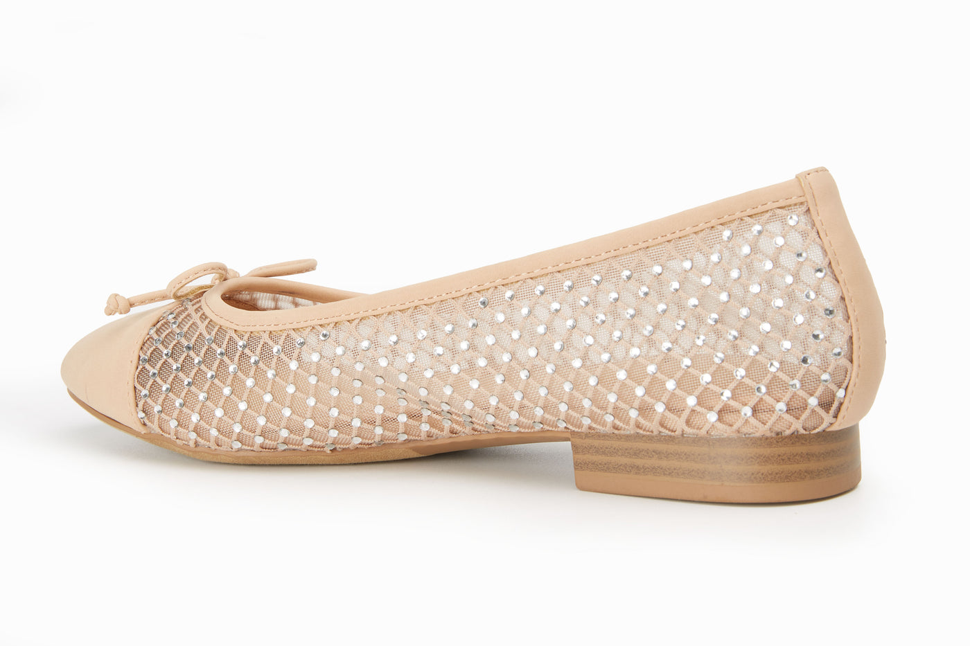Zapatos planos con diamantes de imitación Belle