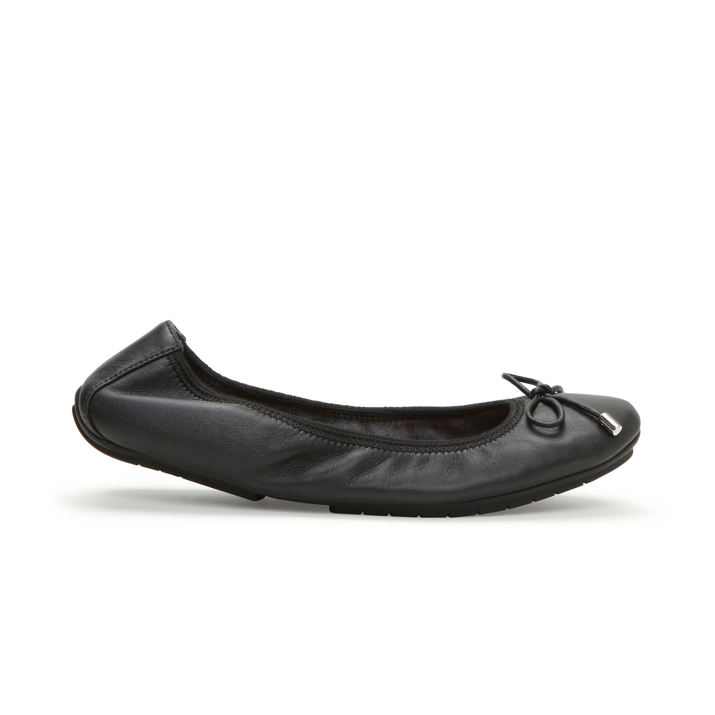 Halle2.0 Black Leather -  Ballet Flats - me too