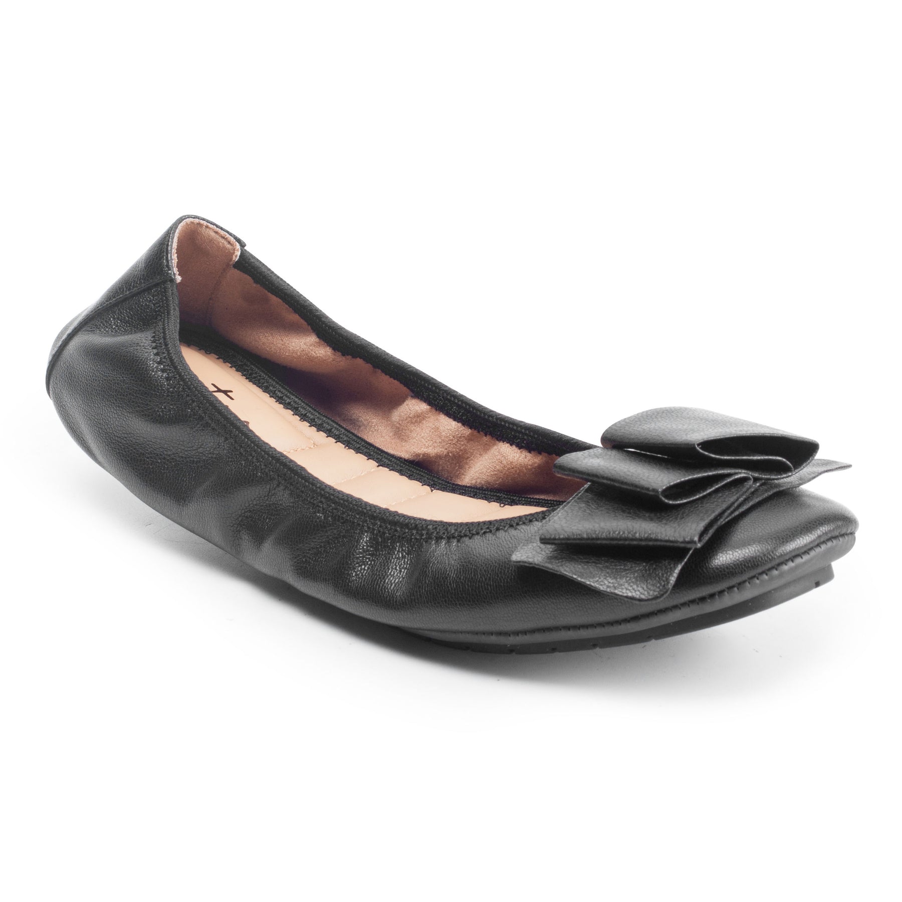 Women s Lilyana 2.0 Black Leather Ballet Flat Online Me Too Shoes