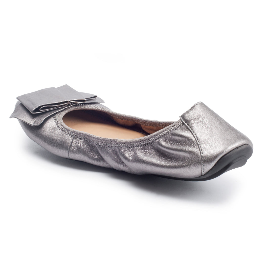 Women s Lilyana 2.0 Black Leather Ballet Flats Me Too Shoes